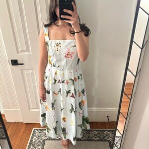 Oscar DeLa Renta Floral Dress